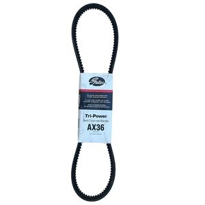AX36  Belt, Gates Tri-Power 1/2"x38",  12.5/13mm x 970mm